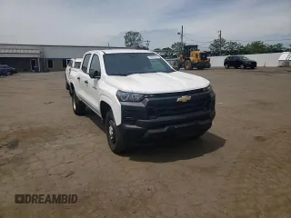 2024 Chevrolet Colorado 2WD Work Truck with VIN 1GCGSBEC9R1268446, listed as a Copart auction lot 56585935 with 7,999 mi miles and Salvage title. Bid and sale history available at DreamBid. Image 13.