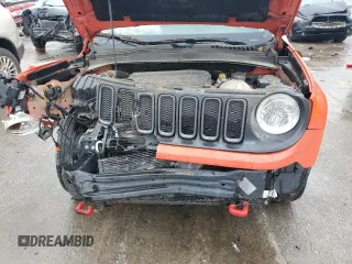 2016 Jeep Renegade Trailhawk with VIN ZACCJBCT5GPD16946, listed as a Copart auction lot 58856285 with Not provided miles and Salvage title. Bid and sale history available at DreamBid. Image 12.
