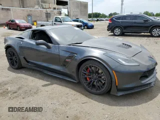 2017 Chevrolet Corvette Grand Sport 1LT with VIN 1G1YW2D79H5112193, listed as a Copart auction lot 54207673 with 33,440 mi miles. Bid and sale history available at carsss.com. Image 4.