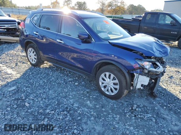 2017 Nissan Rogue S with VIN JN8AT2MV6HW013605, listed as a Copart auction lot 84361604 with 80,434 mi miles and Salvage Title. Bid and sale history available at carsss.com. Image 4.