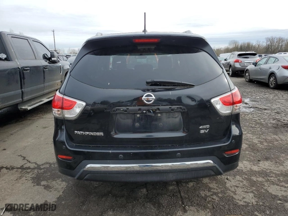 2015 Nissan Pathfinder S with VIN 5N1AR2MM8FC656503, listed as a Copart auction lot 46311115 with 118,320 mi miles and Salvage Title. Bid and sale history available at carsss.com. Image 6.