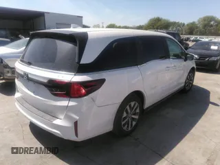 2025 Honda Odyssey EX-L z VIN 5FNRL6H6XSB039158, wystawiony jako IAAI lot #41879492 z przebiegiem 992 mil mil oraz . Historia ofert i sprzedaży dostępna na DreamBid. Obrazek 4.