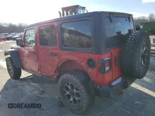 2022 Jeep Wrangler Unlimited Rubicon z VIN 1C4HJXFN1NW134502, wystawiony jako Copart lot #84514584 z przebiegiem 39 900 mil mil oraz Szkoda całkowita • Salvage title. Historia ofert i sprzedaży dostępna na DreamBid. Obrazek 2.