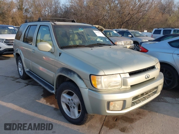 2001 Infiniti QX4 Luxury z VIN JNRDR07XX1W101118, wystawiony jako IAAI lot #41798112 z przebiegiem 184 082 mil mil oraz . Historia ofert i sprzedaży dostępna na DreamBid. Obrazek 1.