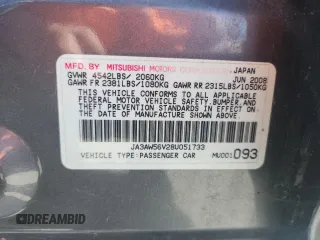 2008 Mitsubishi Lancer Evolution MR z VIN JA3AW56V28U051733, wystawiony jako Copart lot #56241085 z przebiegiem 117 272 mil mil oraz Czysty tytuł • Clean title. Historia ofert i sprzedaży dostępna na DreamBid. Obrazek 12.