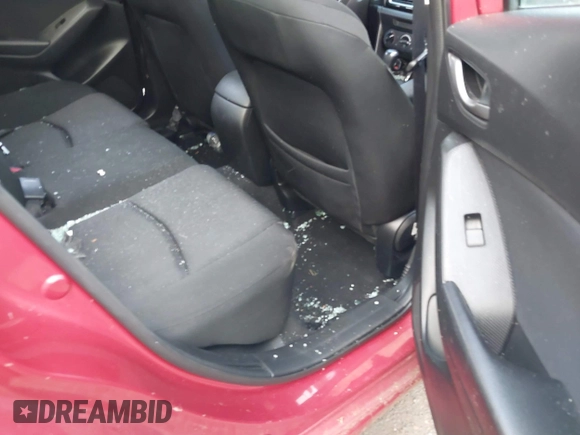 2015 Mazda 3 i SV with VIN JM1BM1T70F1222049, listed as a IAAI auction lot 41308957 with Not Provided miles. Bid and sale history available at carsss.com. Image 8.
