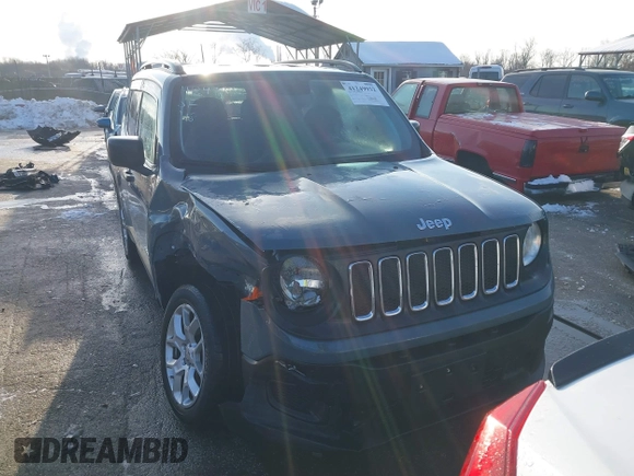 2018 Jeep Renegade Sport with VIN ZACCJBAB1JPJ06259, listed as a IAAI auction lot 41249932 with 42,789 mi miles and . Bid and sale history available at DreamBid. Image 12.