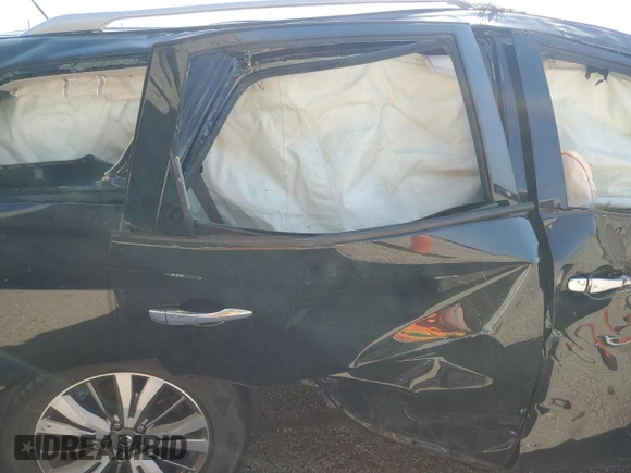 2018 Nissan Pathfinder SL z VIN 5N1DR2MN3JC612150, wystawiony jako Copart lot #55925915 z przebiegiem Nie podano mil oraz Czysty tytuł • Clean title. Historia ofert i sprzedaży dostępna na DreamBid. Obrazek 10.