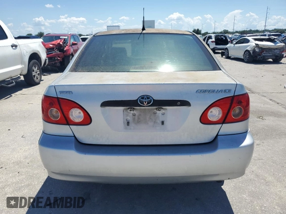 2006 Toyota Corolla CE with VIN JTDBR32EX60061311, listed as a Copart auction lot 66046115 with 179,967 mi miles and Clean title. Bid and sale history available at DreamBid. Image 6.