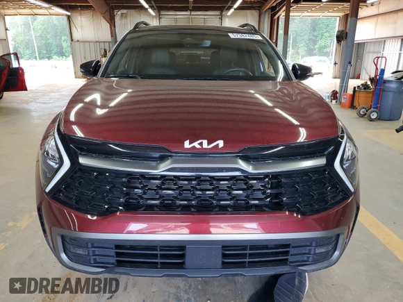 2023 Kia Sportage X-Pro z VIN 5XYK7CAF6PG137375, wystawiony jako Copart lot #57382485 z przebiegiem 27 244 mil mil oraz Szkoda całkowita • Salvage title. Historia ofert i sprzedaży dostępna na DreamBid. Obrazek 5.