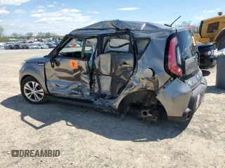 2015 Kia Soul + with VIN KNDJP3A57F7192352, listed as a Copart auction lot 55882415 with Not Provided miles and Non Repairable. Bid and sale history available at DreamBid. Image 2.