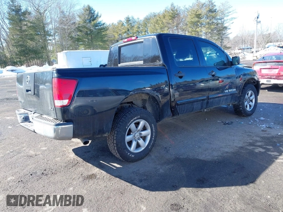 2012 Nissan Titan S with VIN 1N6AA0EJXCN306808, listed as a IAAI auction lot 41620072 with 117,205 mi miles. Bid and sale history available at carsss.com. Image 4.