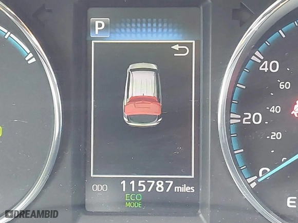 2016 Toyota RAV4 Hybrid XLE with VIN JTMRJREV1GD017731, listed as a IAAI auction lot 41860447 with 115,787 mi miles. Bid and sale history available at carsss.com. Image 16.
