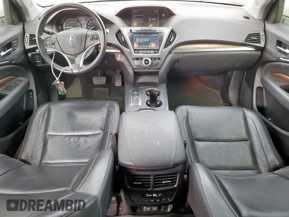2019 Acura MDX Technology with VIN 5J8YD3H5XKL007209, listed as a Copart auction lot 61122255 with 101,749 mi miles and Salvage title. Bid and sale history available at DreamBid. Image 8.