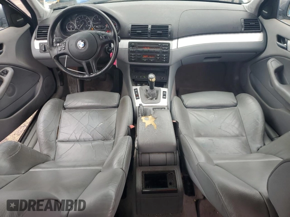 2005 BMW 3 Series 330xi with VIN WBAEW534X5PG11958, listed as a Copart auction lot 52908645 with 313,387 mi miles and Salvage Title. Bid and sale history available at DreamBid. Image 8.