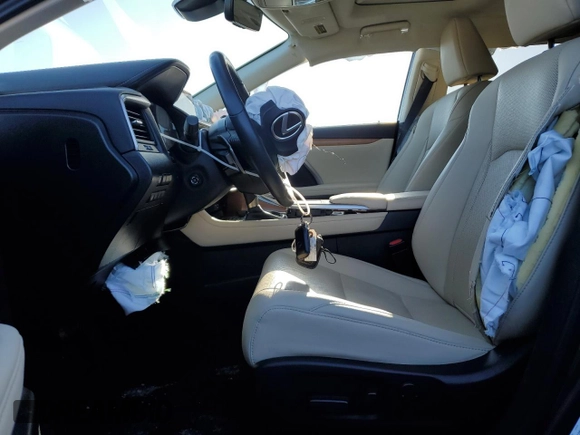 2022 Lexus RX with VIN 2T2HZMDAXNC343166, listed as a Copart auction lot 48301185 with 27,160 mi miles and Salvage Title. Bid and sale history available at carsss.com. Image 7.