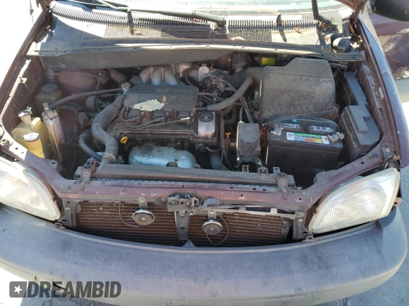 1998 Toyota Sienna LE with VIN 4T3ZF13C6WU021800, listed as a Copart auction lot 50575625 with 225,106 mi miles and Salvage Title. Bid and sale history available at DreamBid. Image 12.