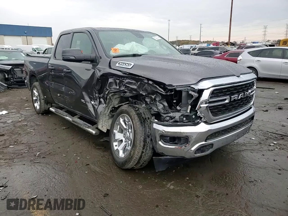 2023 Ram 1500 Big Horn with VIN 1C6SRFBT3PN578011, listed as a Copart auction lot 78027434 with 20,433 mi miles and Salvage Title. Bid and sale history available at carsss.com. Image 11.