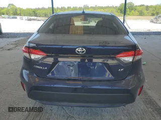 2022 Toyota Corolla LE with VIN 5YFEPMAE4NP344270, listed as a Copart auction lot 53124835 with 38,407 mi miles and Salvage Title. Bid and sale history available at DreamBid. Image 6.