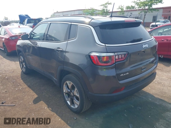 2019 Jeep Compass High Altitude z VIN 3C4NJDCB0KT817868, wystawiony jako IAAI lot #42412551 z przebiegiem 32 916 mil mil oraz . Historia ofert i sprzedaży dostępna na DreamBid. Obrazek 3.