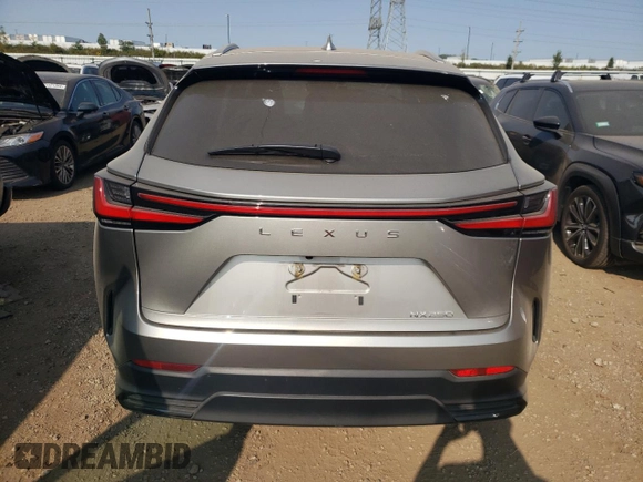 2022 Lexus NX with VIN 2T2ADCAZ4NC002379, listed as a Copart auction lot 71153604 with 26,490 mi miles and Salvage Title. Bid and sale history available at carsss.com. Image 6.