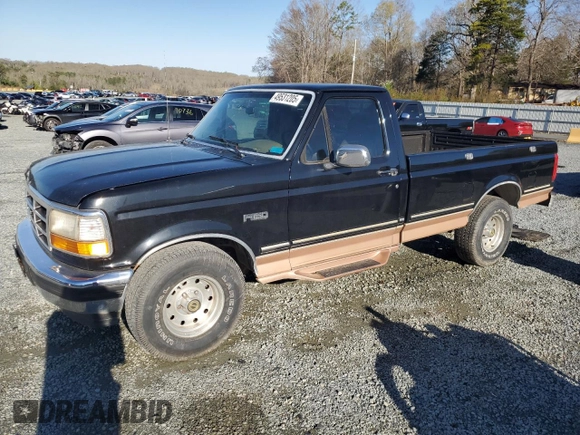 1995 Ford F-150 with VIN 1FTEF15NXSNB33921, listed as a Copart auction lot 49531205 with 180,127 mi miles and Clean Title. Bid and sale history available at carsss.com. Image 1.