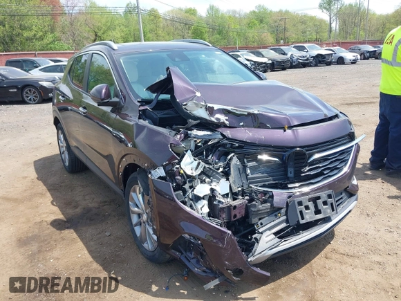 2021 Buick Encore GX Select with VIN KL4MMDSL3MB090477, listed as a IAAI auction lot 42168304 with 46,132 mi miles and . Bid and sale history available at DreamBid. Image 6.