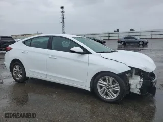 2020 Hyundai Elantra SEL with VIN 5NPD84LF5LH517254, listed as a Copart auction lot 47880635 with 140,407 mi miles and Salvage Title. Bid and sale history available at carsss.com. Image 4.