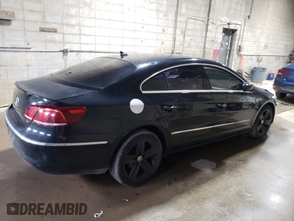 2014 Volkswagen CC R-Line with VIN WVWBP7AN7EE502537, listed as a Copart auction lot 54097165 with 120,644 mi miles and Clean title. Bid and sale history available at DreamBid. Image 3.