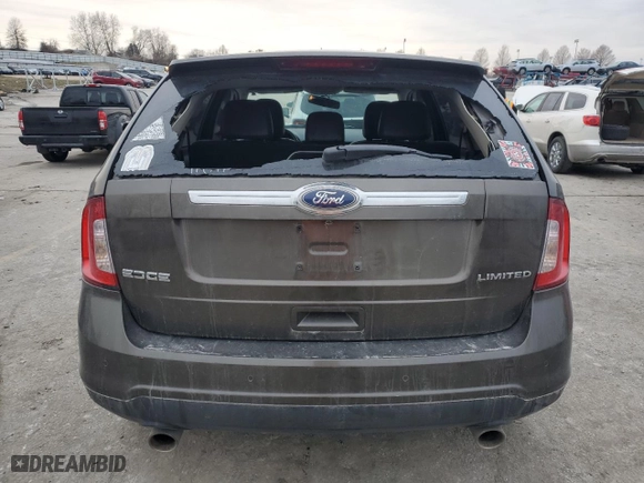 2011 Ford Edge Limited with VIN 2FMDK3KC4BBA39787, listed as a Copart auction lot 44124035 with 193,983 mi miles and Salvage Title. Bid and sale history available at carsss.com. Image 6.