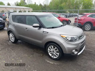 2018 Kia Soul + with VIN KNDJP3A59J7558286, listed as a IAAI auction lot 42080799 with 86,515 mi miles. Bid and sale history available at carsss.com. Image 1.
