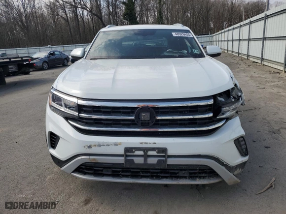 2021 Volkswagen Atlas Cross Sport 3.6L V6 SE w/Technology with VIN 1V2JE2CA4MC229791, listed as a Copart auction lot 48929455 with 76,407 mi miles and Salvage Title. Bid and sale history available at carsss.com. Image 5.