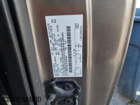 2018 Ford F-150 XL with VIN 1FTMF1EP6JKC68164, listed as a Copart auction lot 47646855 with 126,224 mi miles and Salvage title. Bid and sale history available at DreamBid. Image 14.