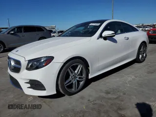 2018 Mercedes-Benz E-Class E 400 with VIN WDD1J6FB8JF047827, listed as a Copart auction lot 41711035 with 18,142 mi miles and Salvage Title. Bid and sale history available at carsss.com. Image 1.