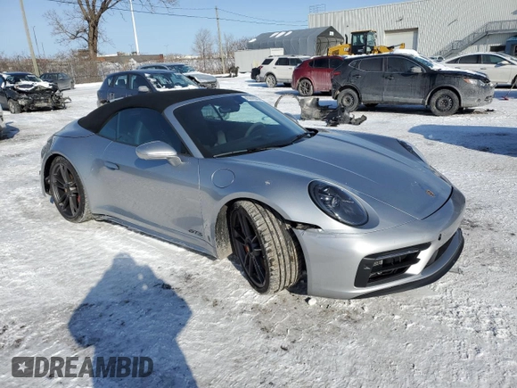 2023 Porsche 911 Carrera S with VIN WP0CB2A95PS248159, listed as a Copart auction lot 45009365 with 6,976 mi miles and Salvage Title. Bid and sale history available at carsss.com. Image 4.