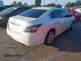 2013 Nissan Maxima S with VIN 1N4AA5AP0DC828618, listed as a IAAI auction lot 42679983 with 156,445 mi miles and . Bid and sale history available at DreamBid. Image 4.