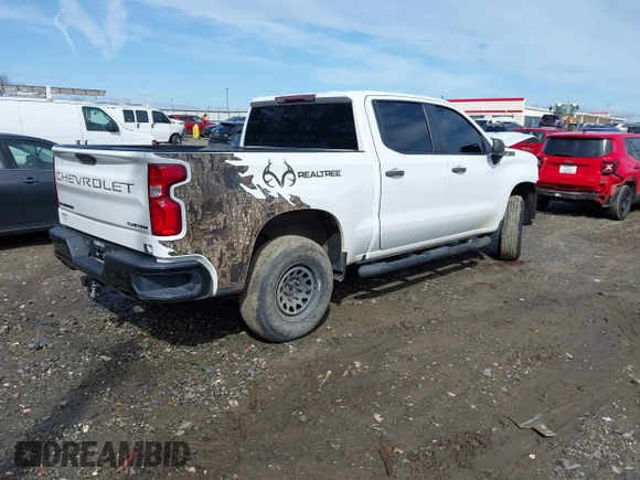 2021 Chevrolet Silverado 1500 Custom Trail Boss with VIN 3GCPYCEF5MG400692, listed as a IAAI auction lot 41560619 with 101,962 mi miles and . Bid and sale history available at DreamBid. Image 4.