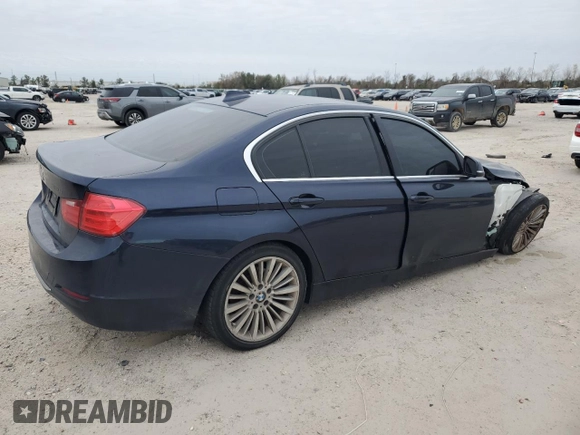 2012 BMW 3 Series 328i with VIN WBA3A5C57CF341019, listed as a Copart auction lot 88589685 with 107,295 mi miles and Salvage Title. Bid and sale history available at DreamBid. Image 3.