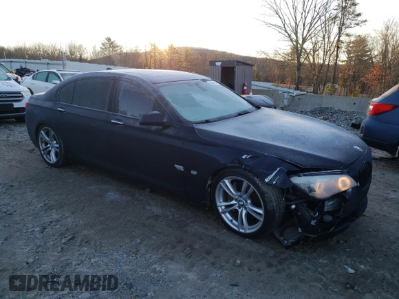 2012 BMW 7 Series 740Li with VIN WBAKB4C53CC576926, listed as a Copart auction lot 80361594 with 100,675 mi miles and Clean Title. Bid and sale history available at carsss.com. Image 4.