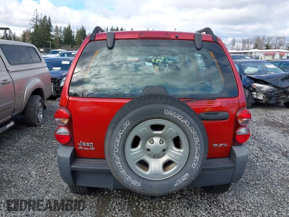 2007 Jeep Liberty Sport with VIN 1J4GL48K27W685218, listed as a IAAI auction lot 41808307 with 147,911 mi miles. Bid and sale history available at carsss.com. Image 17.