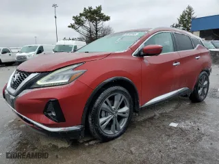 2020 Nissan Murano Platinum with VIN 5N1AZ2DS8LN105728, listed as a Copart auction lot 43733165 with 67,278 mi miles and Salvage Title. Bid and sale history available at carsss.com. Image 1.