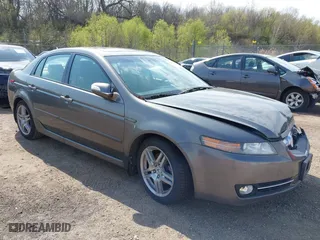2008 Acura TL with VIN 19UUA66208A053704, listed as a IAAI auction lot 42133005 with 143,019 mi miles. Bid and sale history available at carsss.com. Image 1.