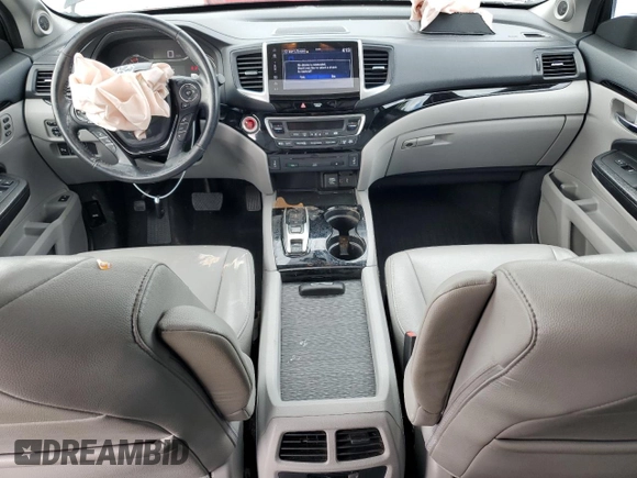 2017 Honda Pilot Touring with VIN 5FNYF6H9XHB075468, listed as a Copart auction lot 50012215 with 90,718 mi miles and Salvage Title. Bid and sale history available at carsss.com. Image 8.