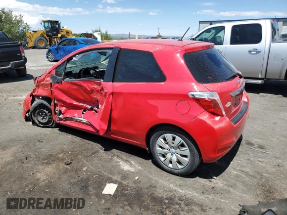 2013 Toyota Yaris L with VIN JTDJTUD33DD572217, listed as a Copart auction lot 66847514 with 0 mi miles and Salvage Title. Bid and sale history available at carsss.com. Image 2.