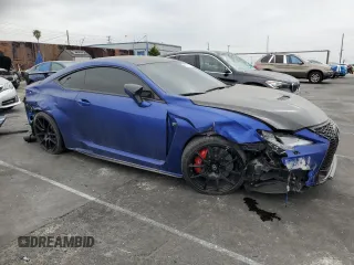 2022 Lexus RC with VIN JTHYP5BCXN5008361, listed as a Copart auction lot 49671335 with 26,096 mi miles and Salvage title. Bid and sale history available at DreamBid. Image 4.
