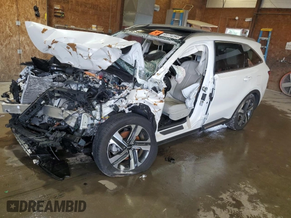 2023 Kia Sorento Hybrid EX with VIN KNDRHDLG9P5141081, listed as a Copart auction lot 65114294 with 0 mi miles and Salvage Title. Bid and sale history available at carsss.com. Image 1.