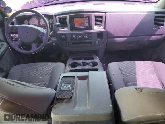 2007 Dodge 2500 SLT with VIN 1D7KS28C57J540953, listed as a Copart auction lot 59479515 with 161,192 mi miles and Salvage title. Bid and sale history available at DreamBid. Image 8.