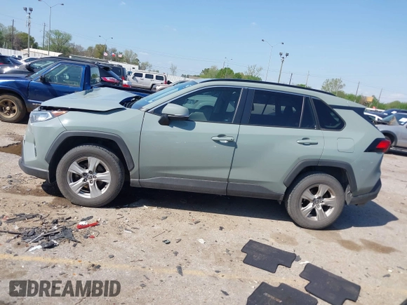 2019 Toyota RAV4 XLE with VIN JTMW1RFVXKD035994, listed as a IAAI auction lot 41868578 with 89,404 mi miles. Bid and sale history available at carsss.com. Image 14.