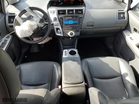 2012 Toyota Prius v Two with VIN JTDZN3EU4C3041630, listed as a Copart auction lot 49180455 with 133,585 mi miles and Salvage Title. Bid and sale history available at carsss.com. Image 8.