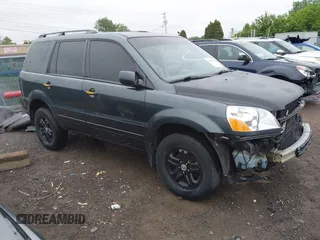 2005 Honda Pilot EX-L z VIN 5FNYF18585B063041, wystawiony jako IAAI lot #42267835 z przebiegiem 206 067 mil mil oraz . Historia ofert i sprzedaży dostępna na DreamBid. Obrazek 1.